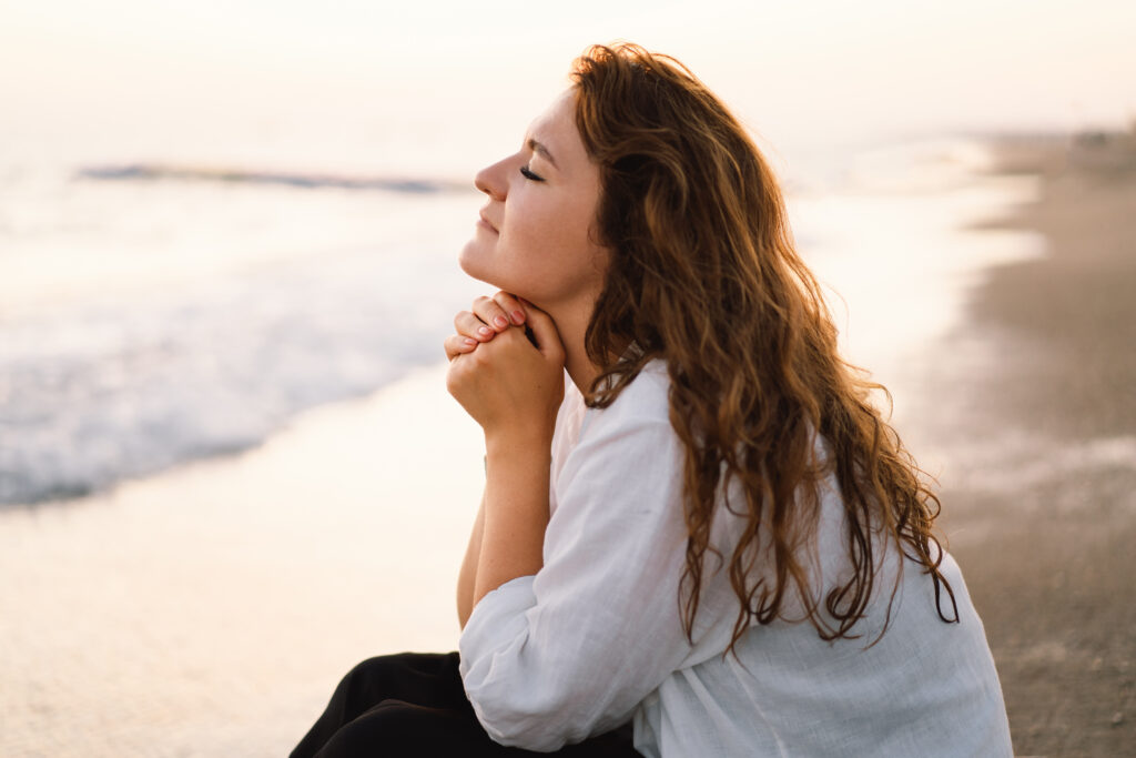 Woman praying