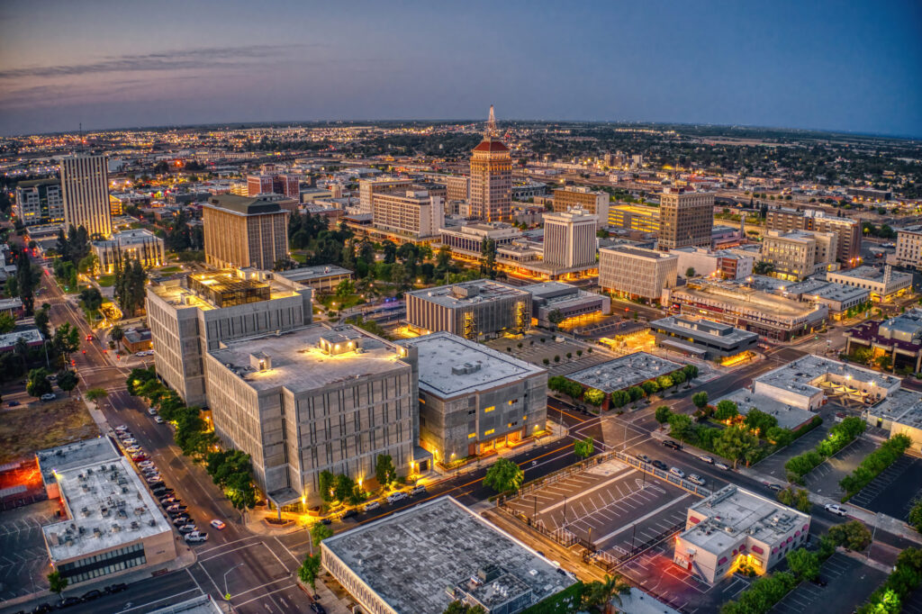 Aerial View of the Fresno