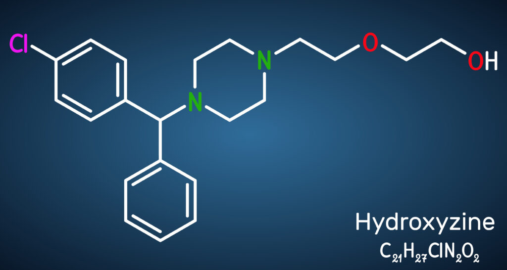 Hydroxyzine molecule