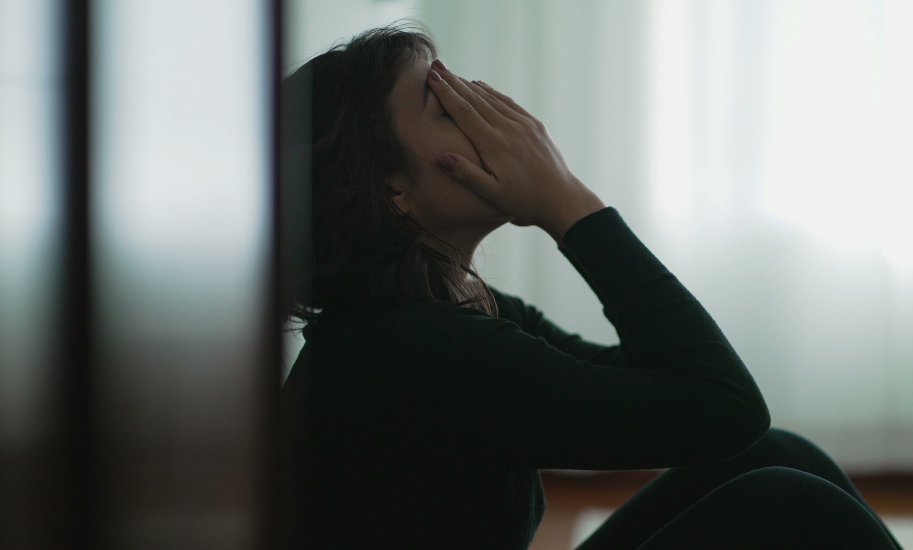 Depressed woman