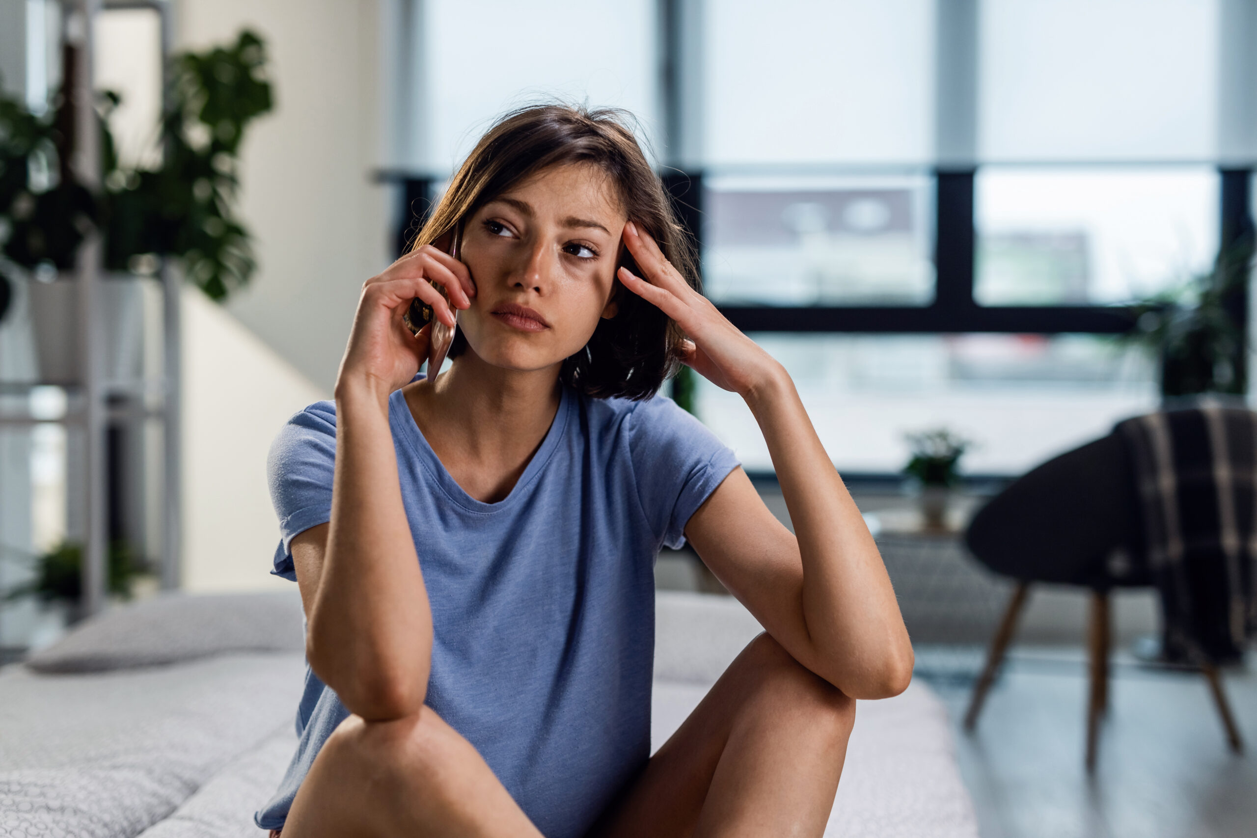 a-woman-with-signs-of-stress